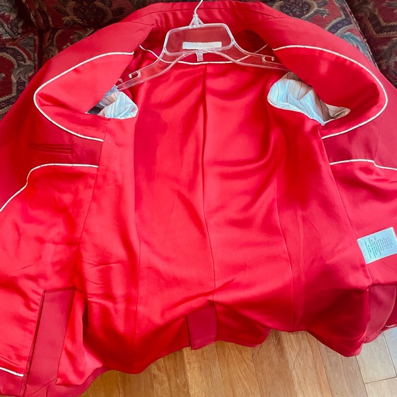 NWT JONATHAN SIMKHAI RED BLAZER - Picture 7 of 9